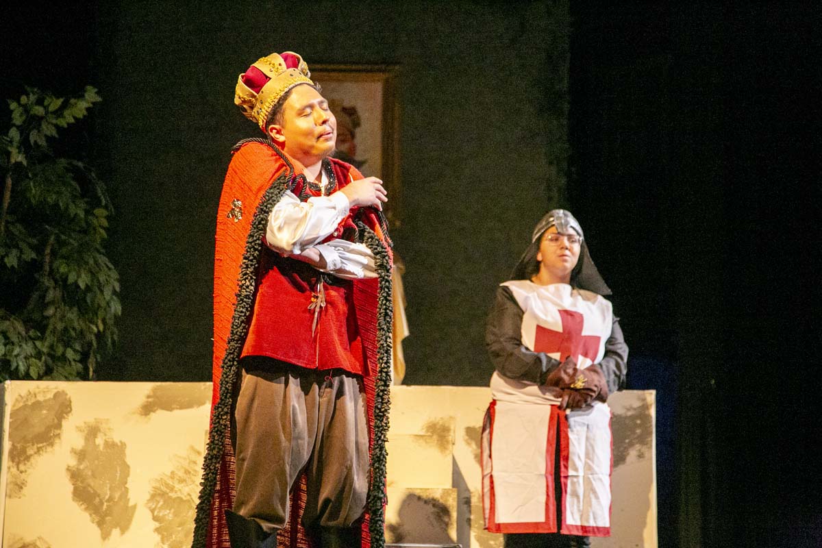 CHC theatre students perform in Marian or the True Tale of Robin Hood.