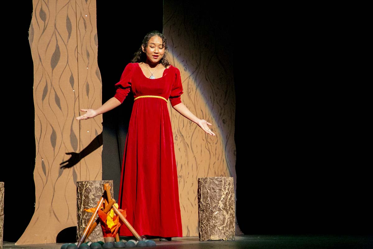 CHC theatre students perform in Marian or the True Tale of Robin Hood.