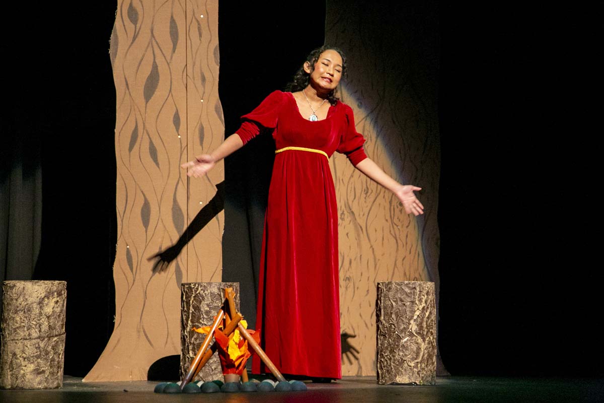 CHC theatre students perform in Marian or the True Tale of Robin Hood.