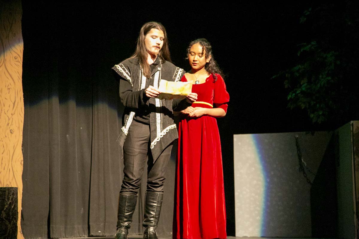 CHC theatre students perform in Marian or the True Tale of Robin Hood.