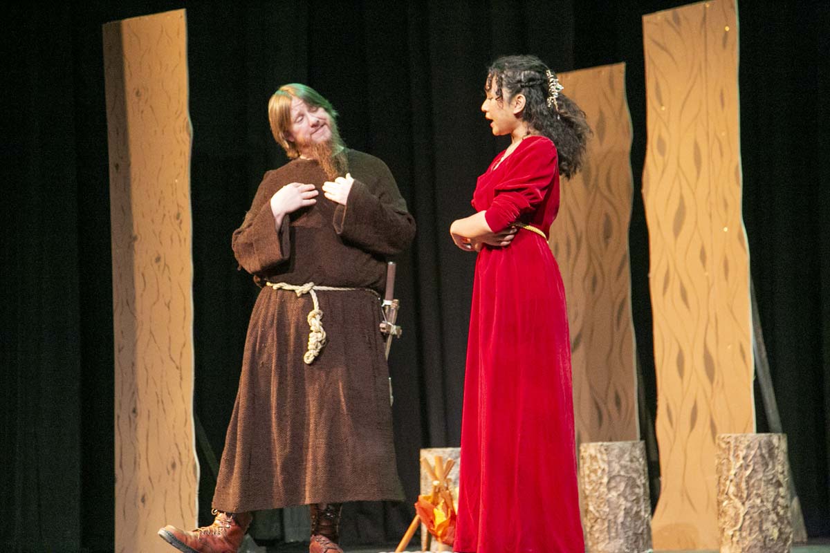 CHC theatre students perform in Marian or the True Tale of Robin Hood.