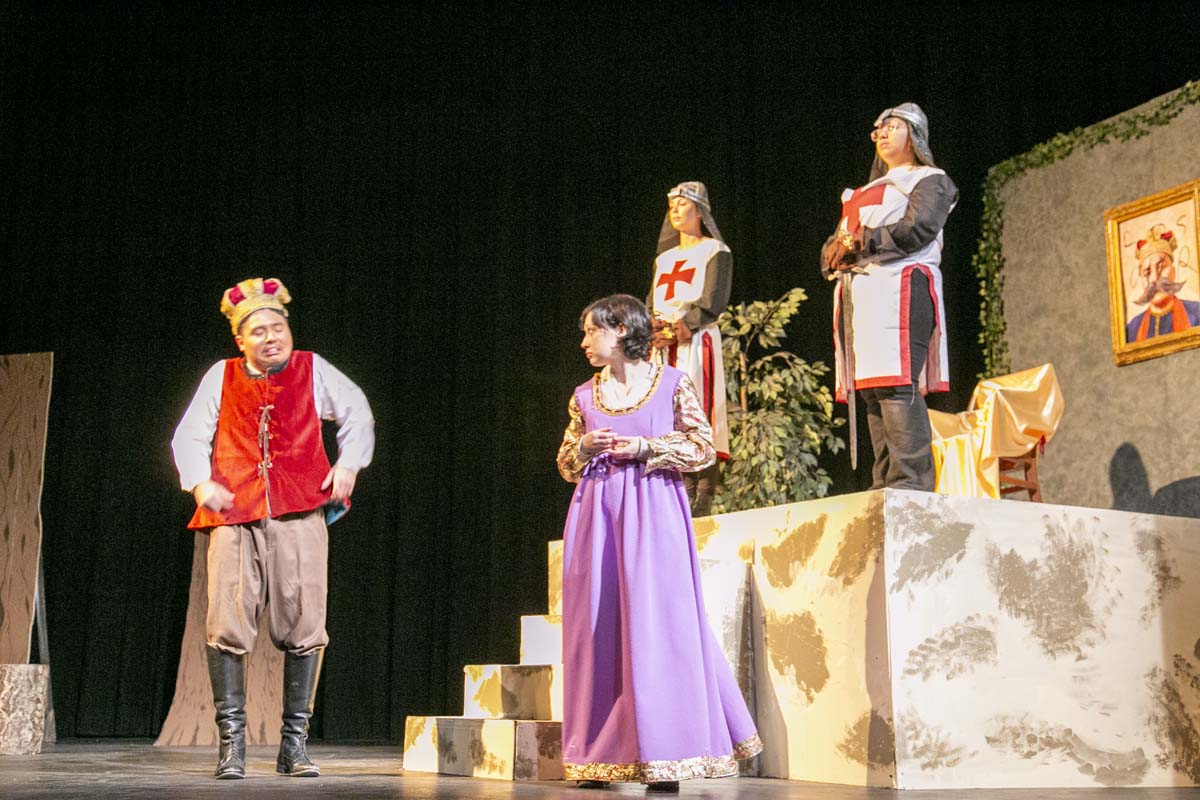 CHC theatre students perform in Marian or the True Tale of Robin Hood.