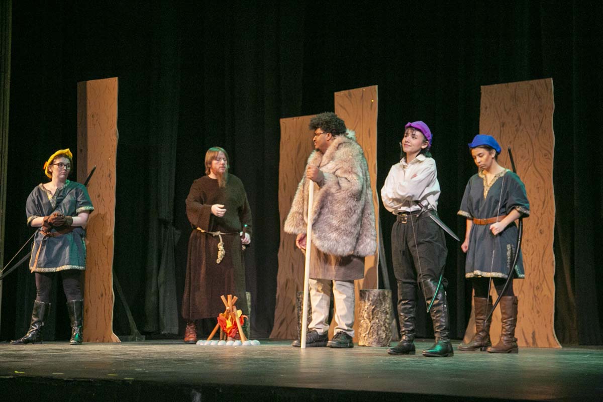 CHC theatre students perform in Marian or the True Tale of Robin Hood.