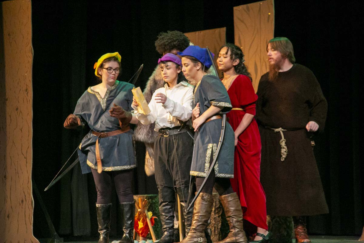 CHC theatre students perform in Marian or the True Tale of Robin Hood.