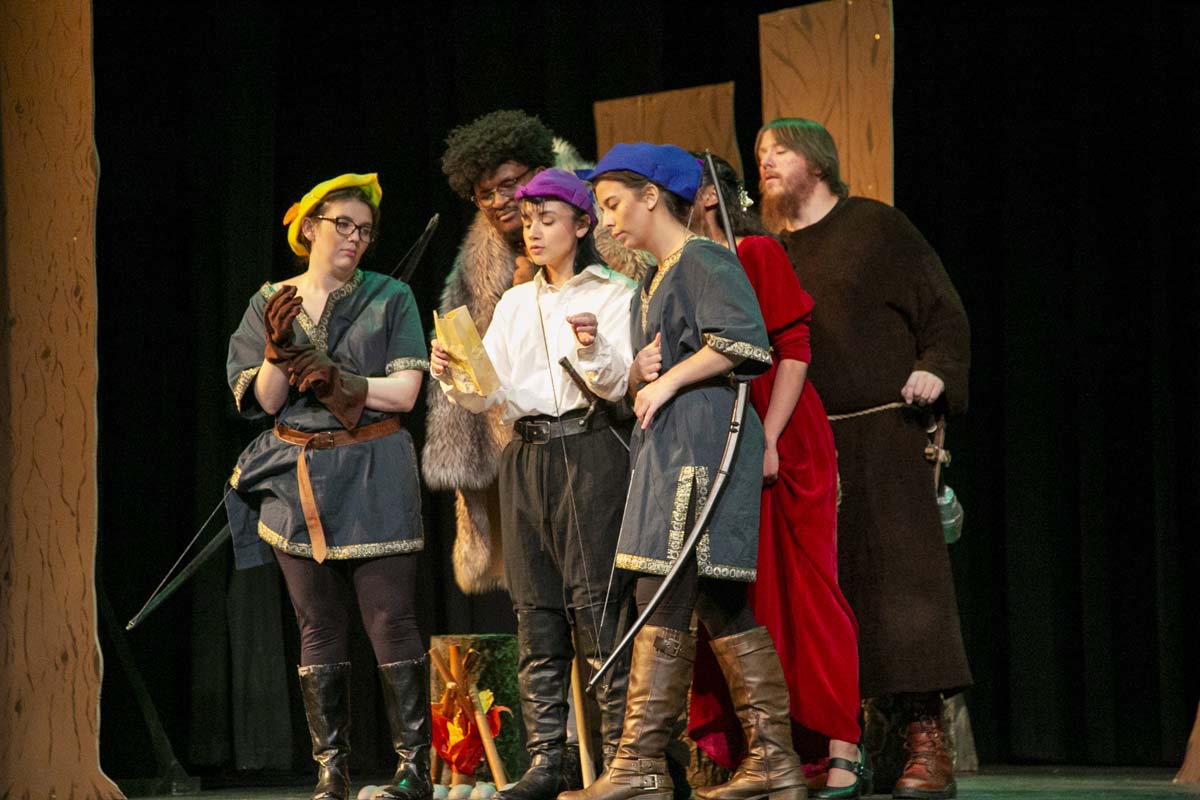 CHC theatre students perform in Marian or the True Tale of Robin Hood.