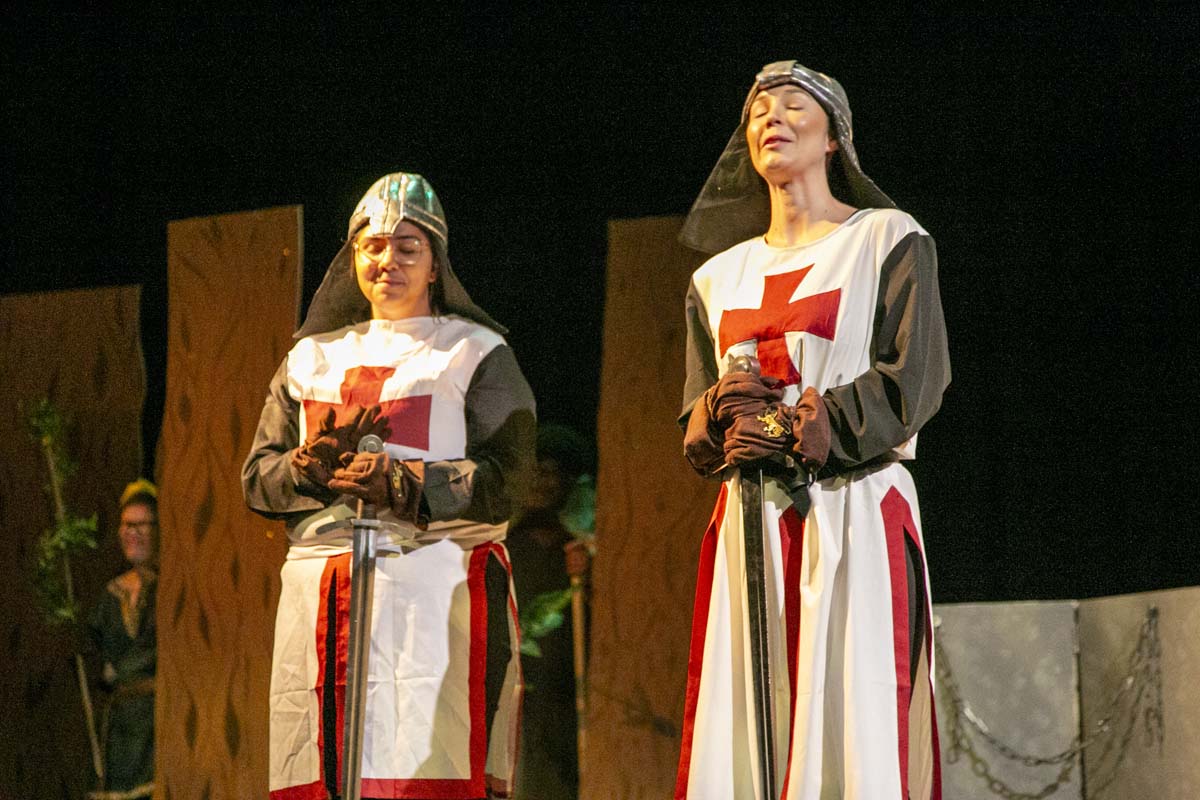 CHC theatre students perform in Marian or the True Tale of Robin Hood.