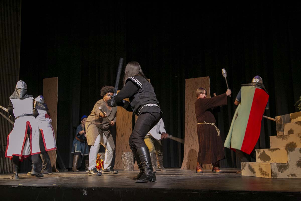 CHC theatre students perform in Marian or the True Tale of Robin Hood.