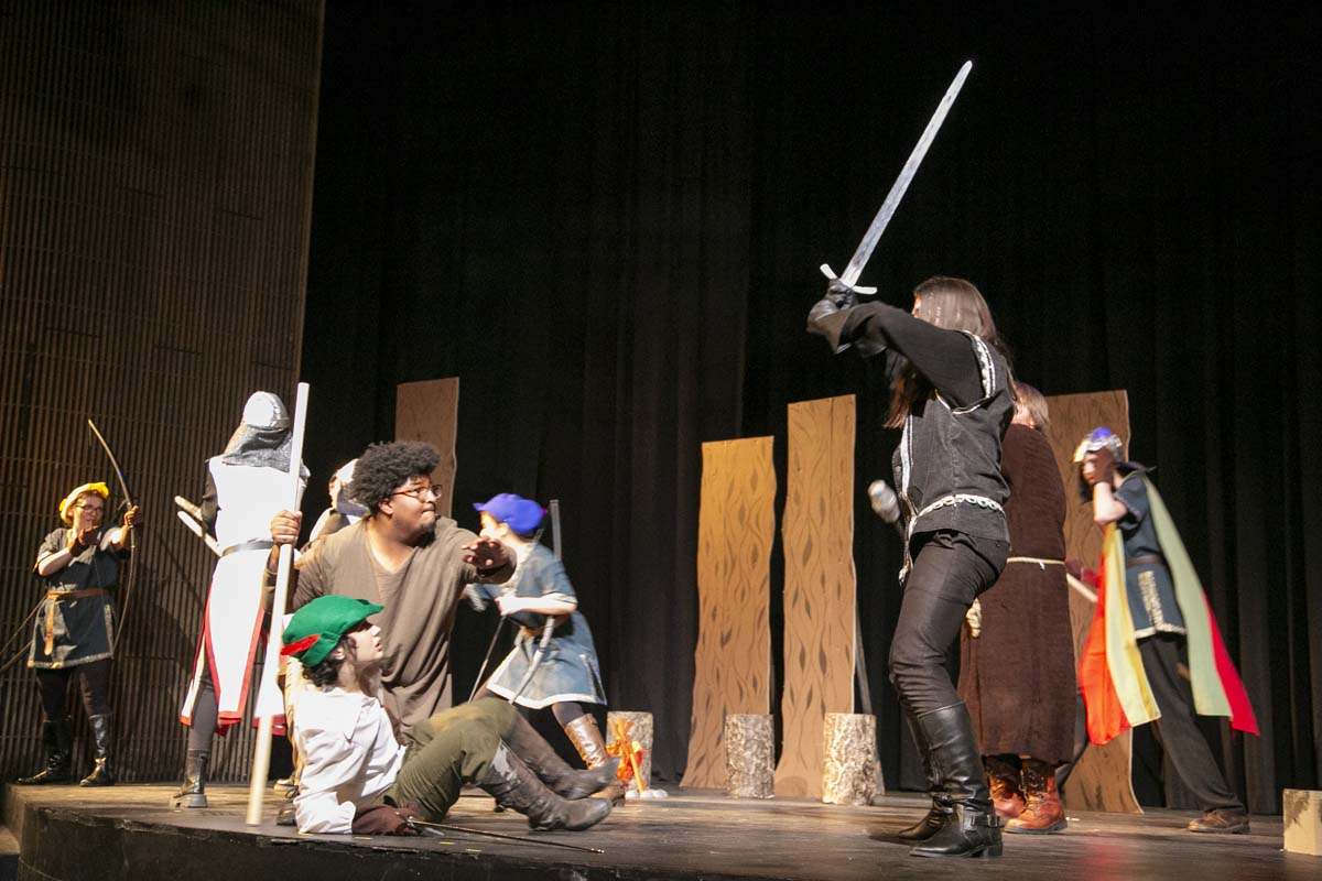 CHC theatre students perform in Marian or the True Tale of Robin Hood.
