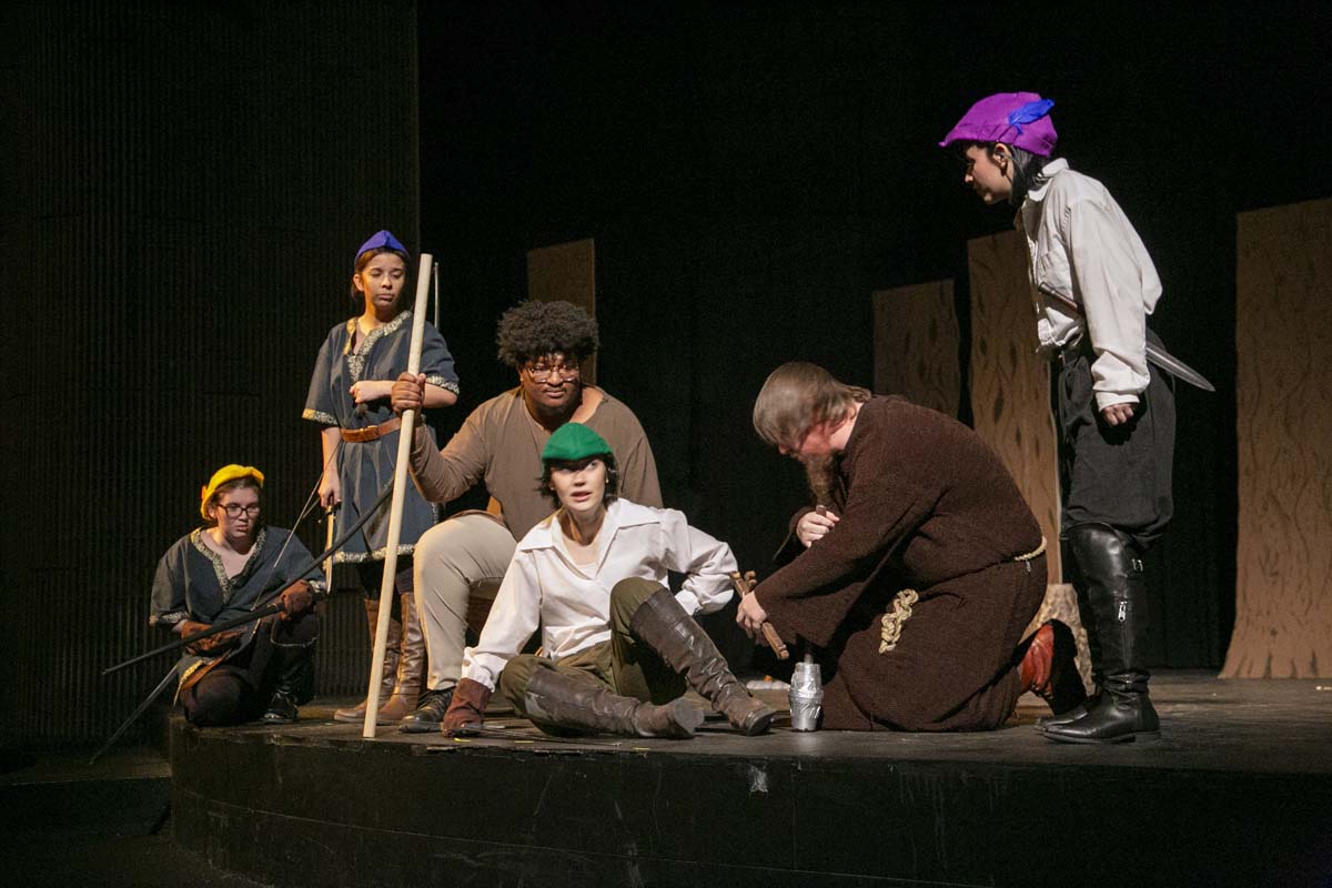 CHC theatre students perform in Marian or the True Tale of Robin Hood.