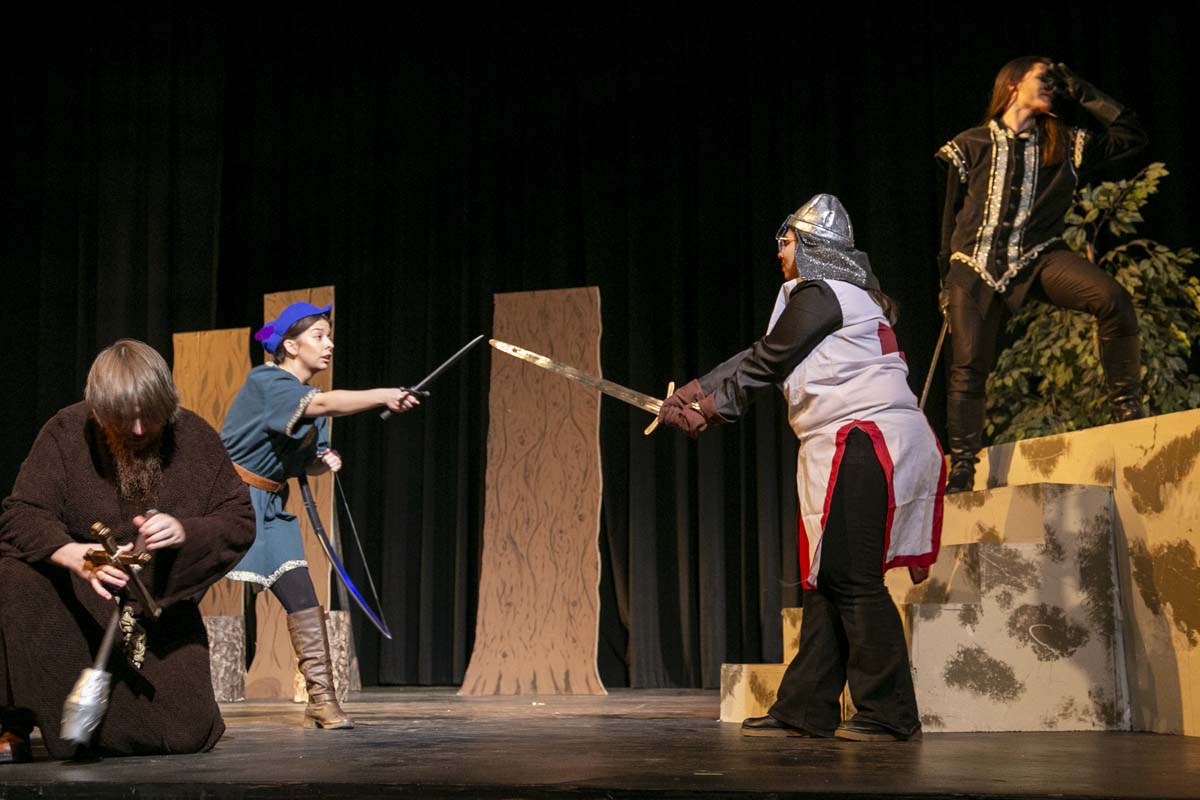 CHC theatre students perform in Marian or the True Tale of Robin Hood.