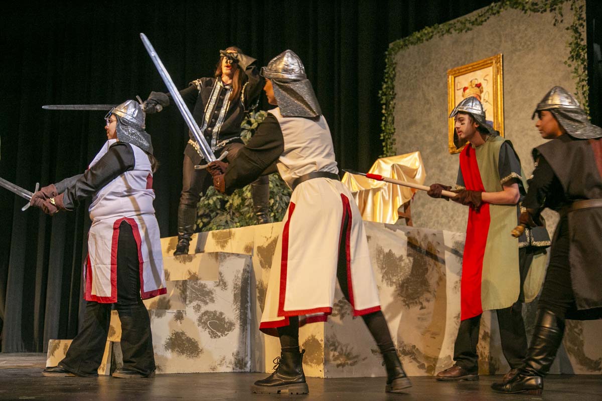 CHC theatre students perform in Marian or the True Tale of Robin Hood.