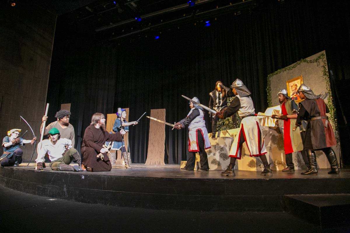 CHC theatre students perform in Marian or the True Tale of Robin Hood.