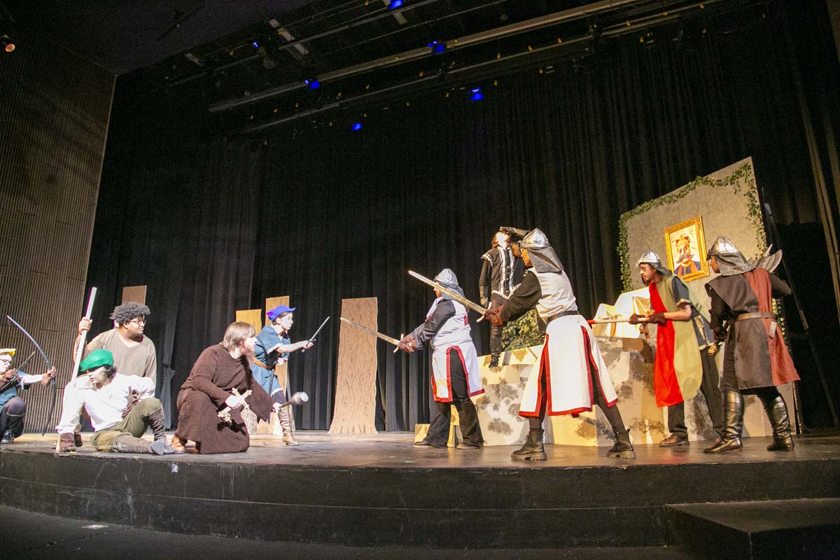 CHC theatre students perform in Marian or the True Tale of Robin Hood.