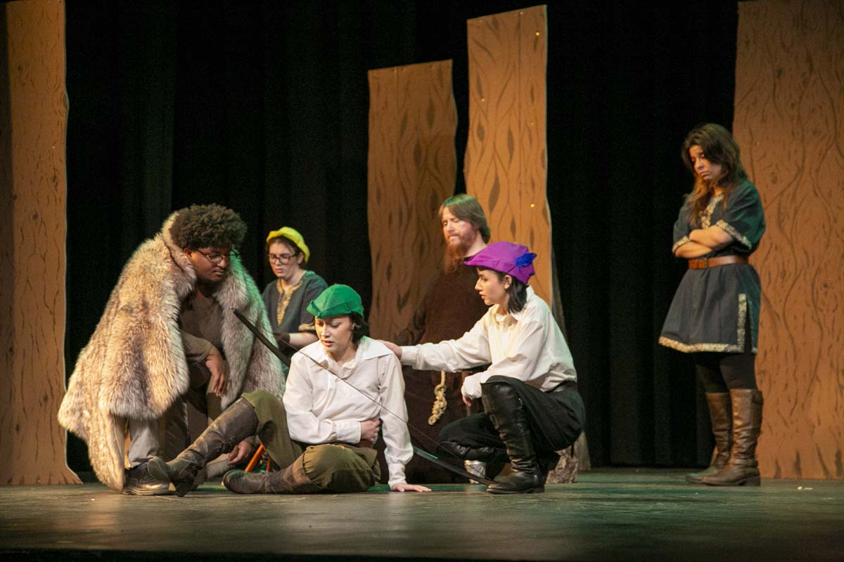 CHC theatre students perform in Marian or the True Tale of Robin Hood.