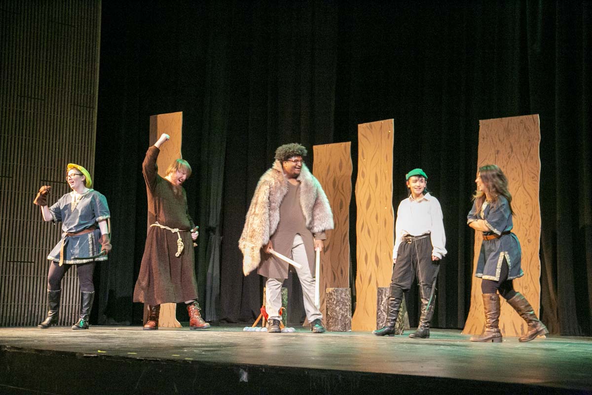 CHC theatre students perform in Marian or the True Tale of Robin Hood.