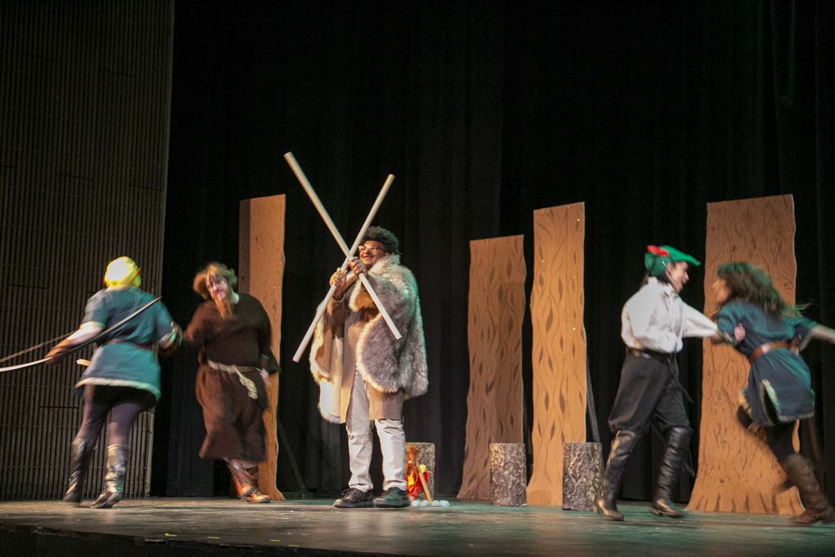 CHC theatre students perform in Marian or the True Tale of Robin Hood.