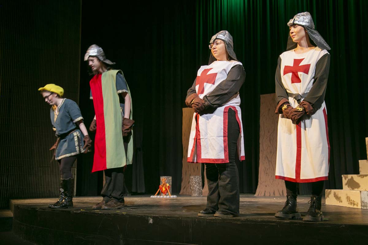 CHC theatre students perform in Marian or the True Tale of Robin Hood.