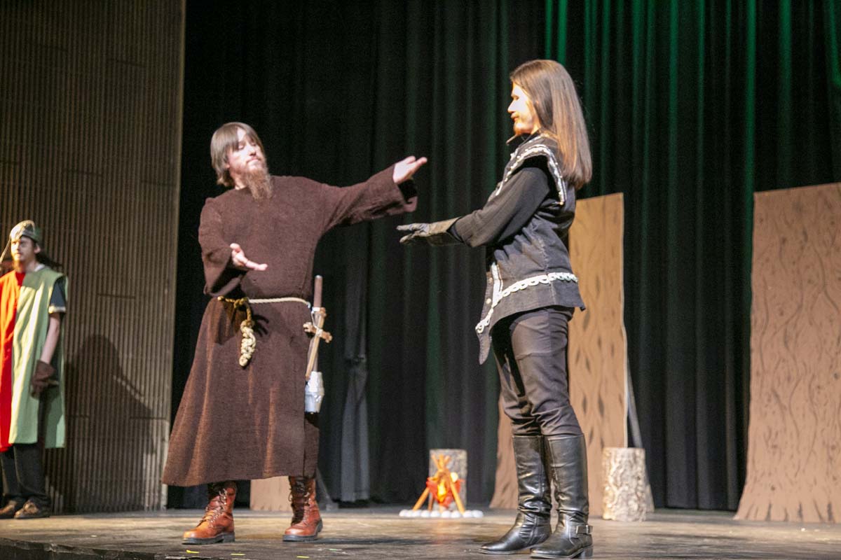 CHC theatre students perform in Marian or the True Tale of Robin Hood.