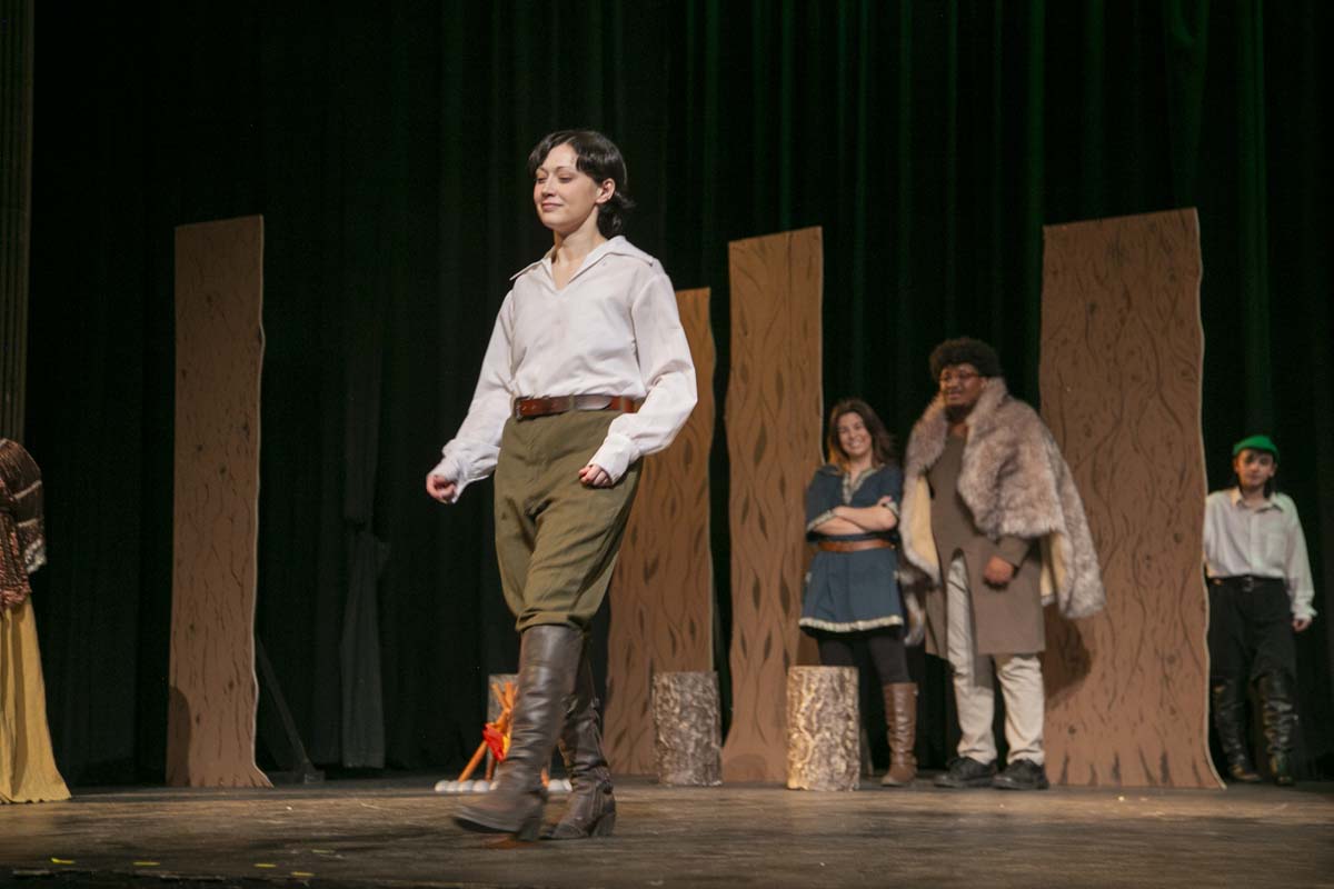 CHC theatre students perform in Marian or the True Tale of Robin Hood.