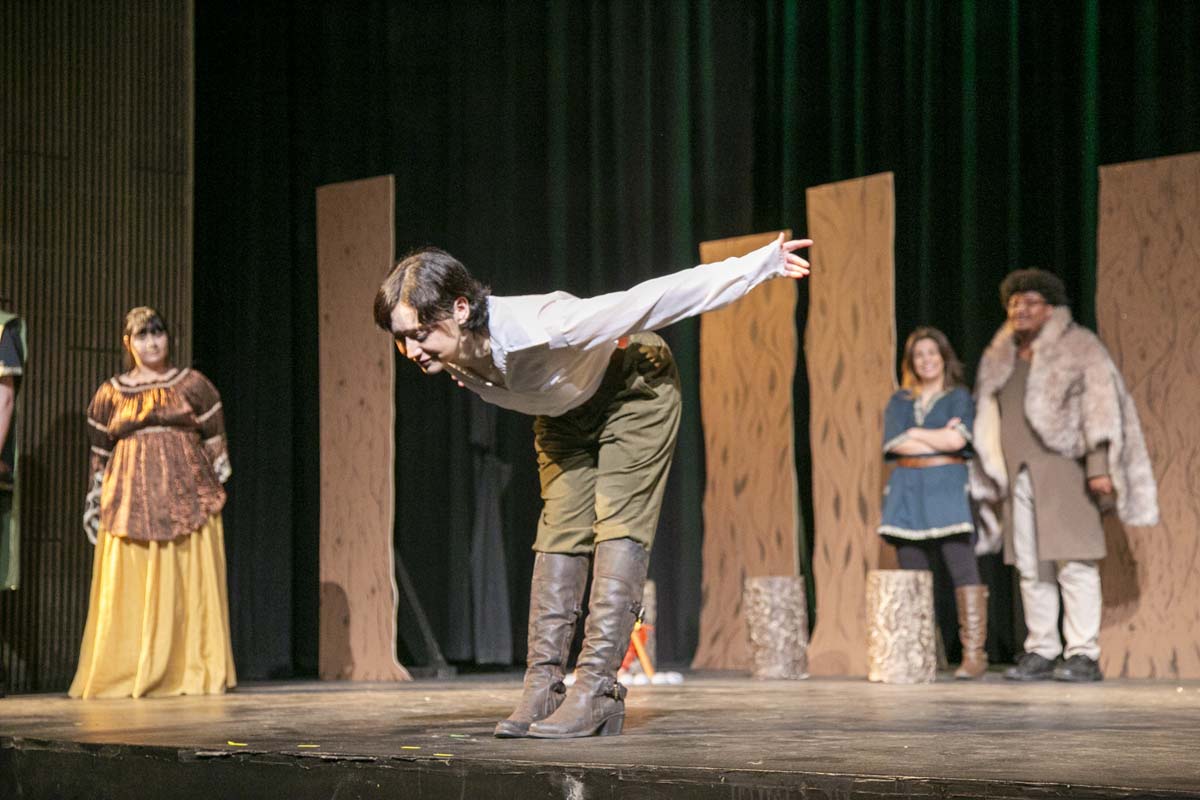 CHC theatre students perform in Marian or the True Tale of Robin Hood.