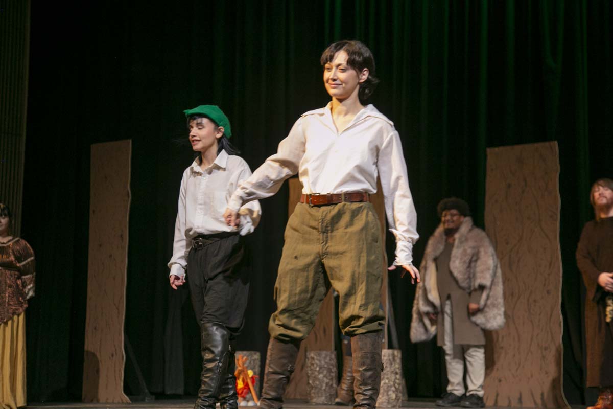 CHC theatre students perform in Marian or the True Tale of Robin Hood.