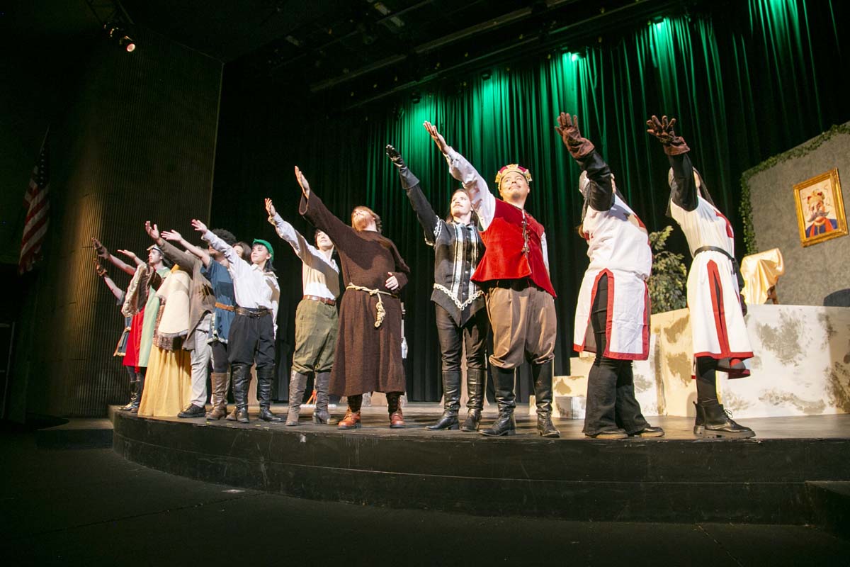 CHC theatre students perform in Marian or the True Tale of Robin Hood.