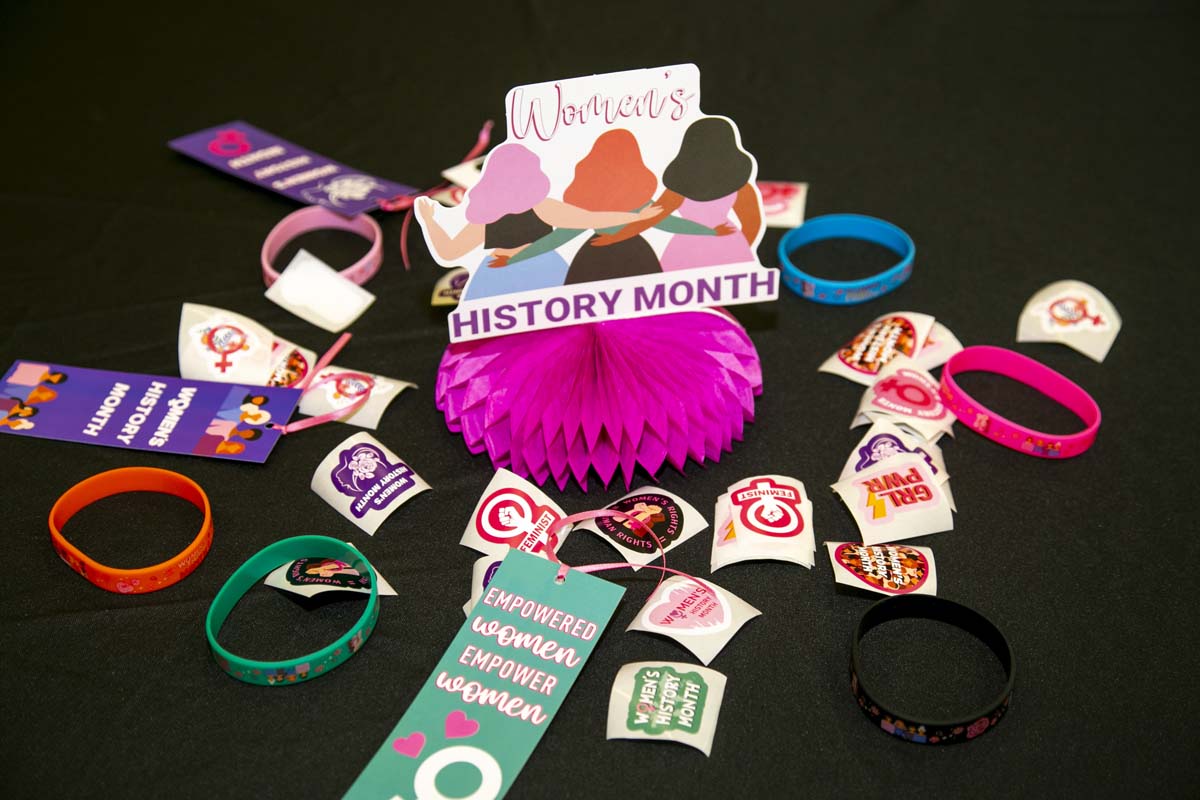 Students, staff and faculty attend Women's History Month Kickoff Celebration at CHC.