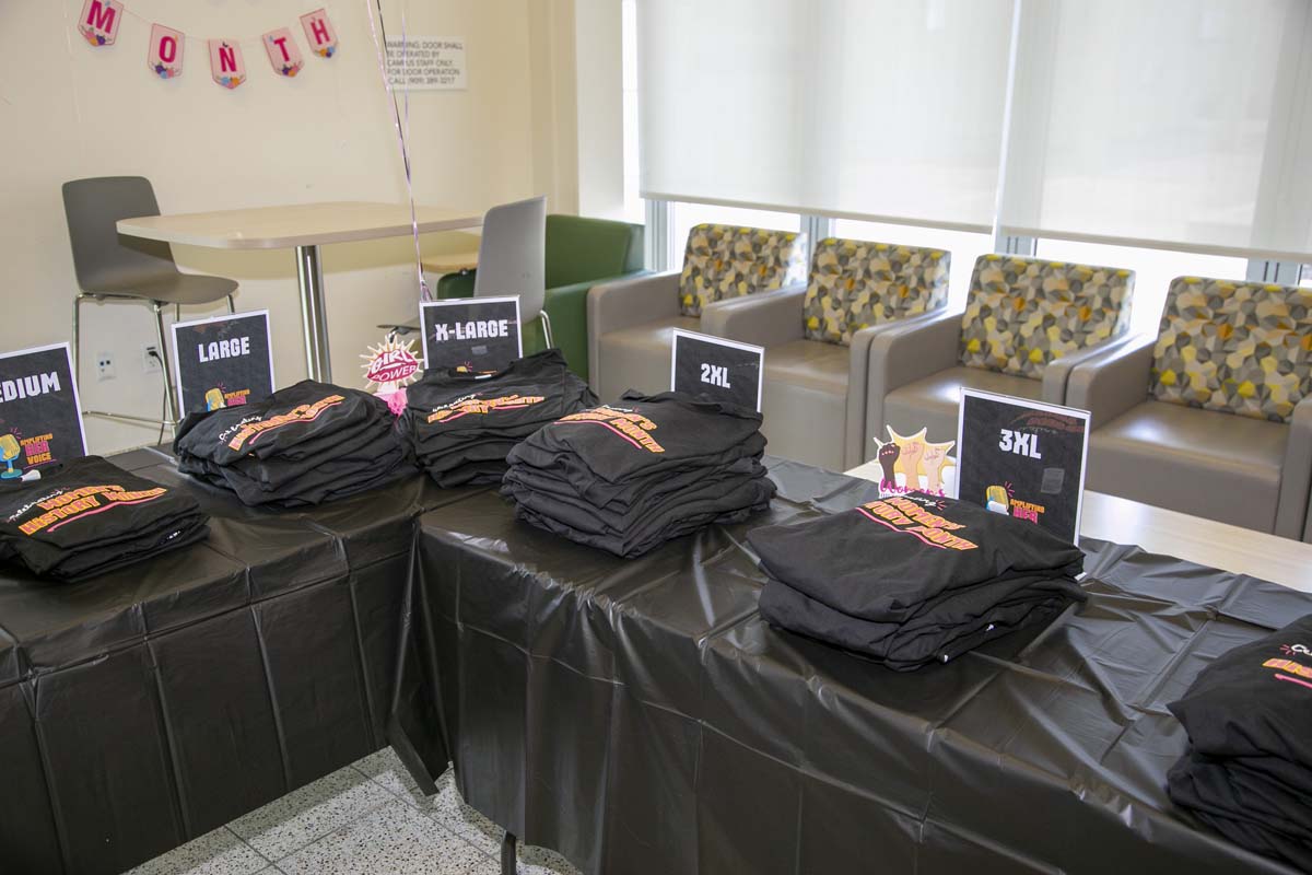 Students, staff and faculty attend Women's History Month Kickoff Celebration at CHC.