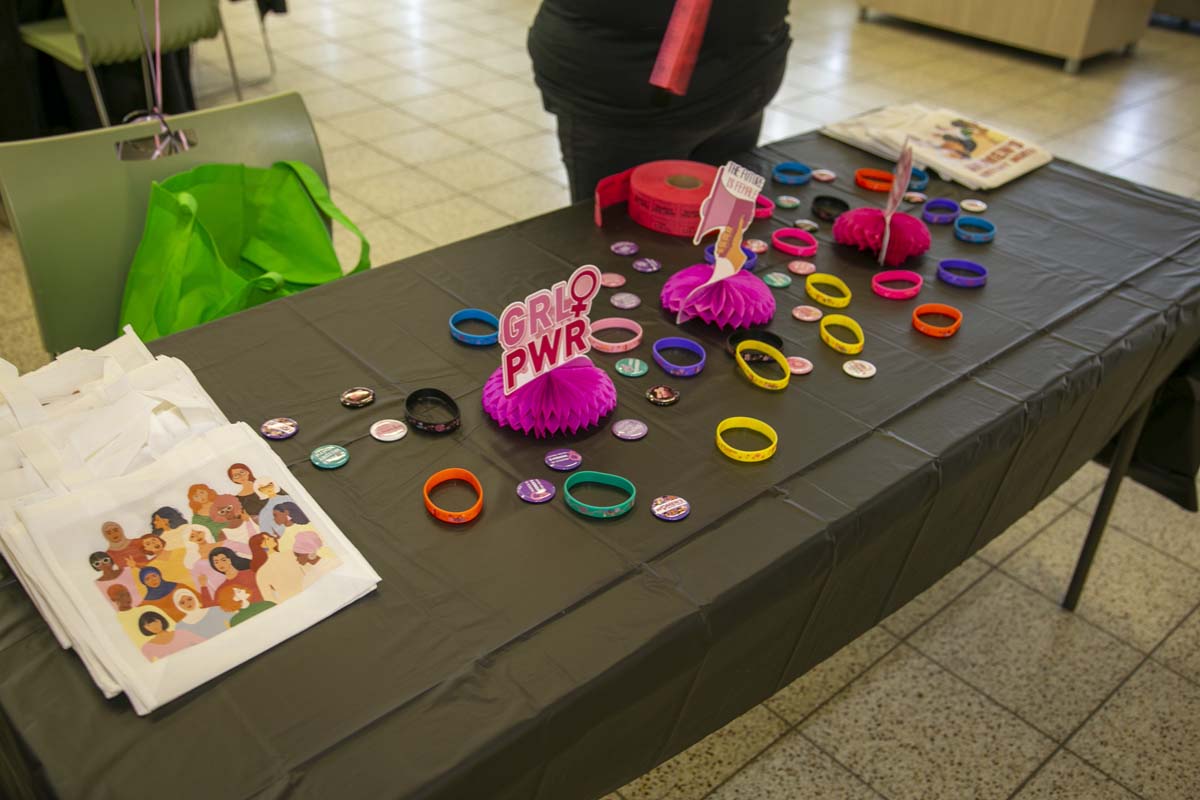 Students, staff and faculty attend Women's History Month Kickoff Celebration at CHC.