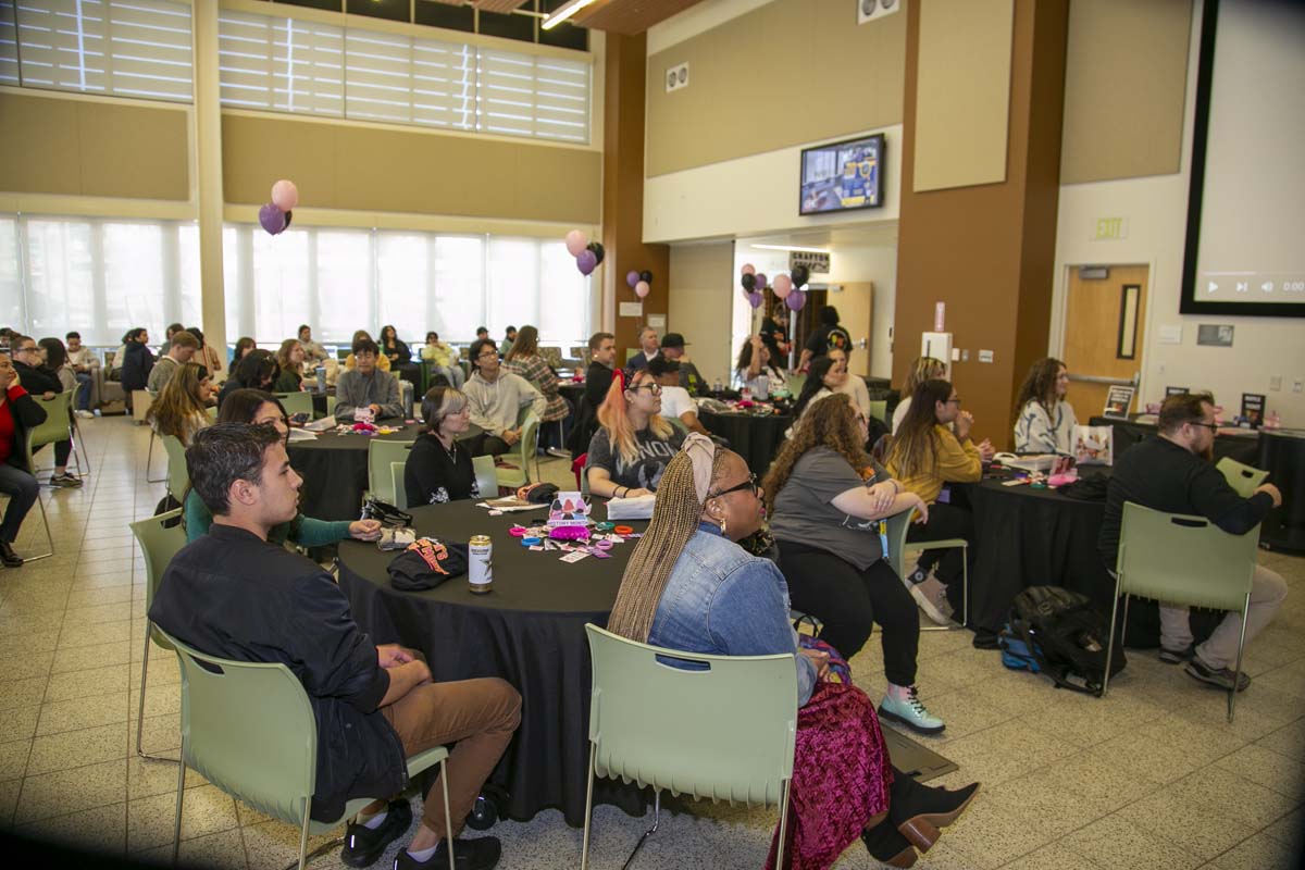 Students, staff and faculty attend Women's History Month Kickoff Celebration at CHC.