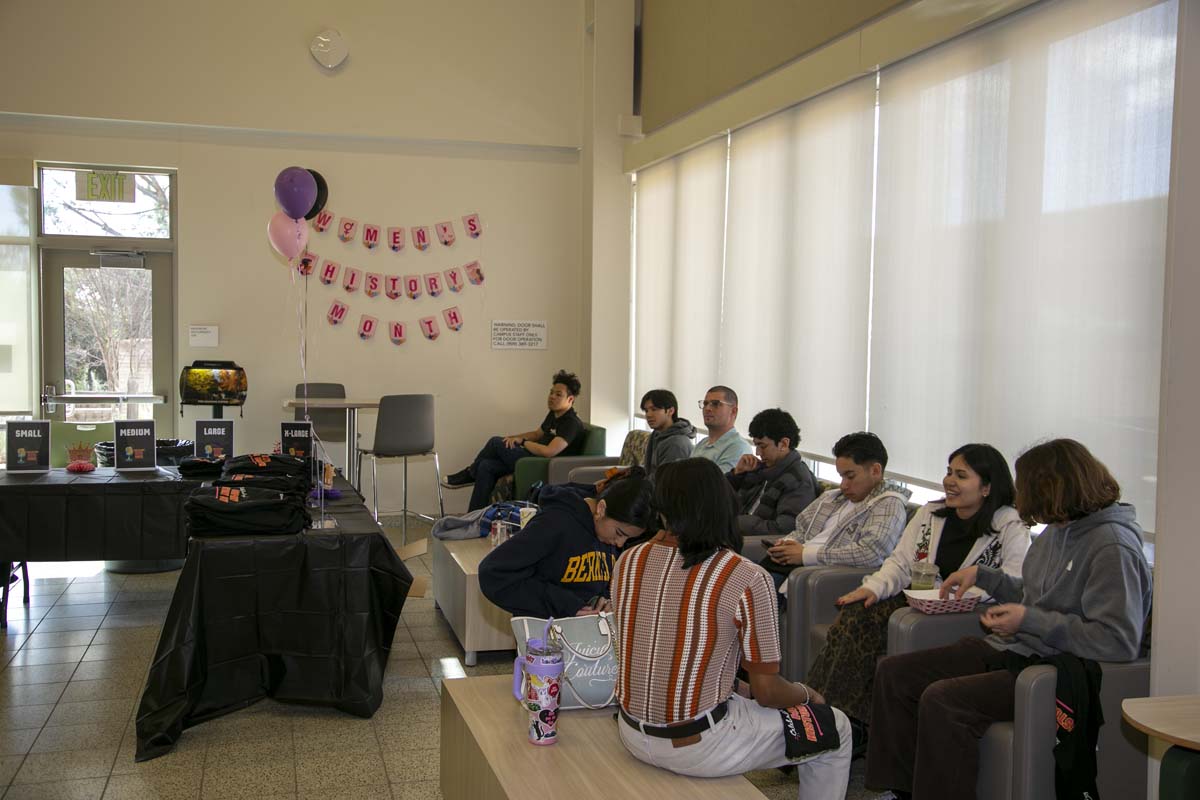 Students, staff and faculty attend Women's History Month Kickoff Celebration at CHC.