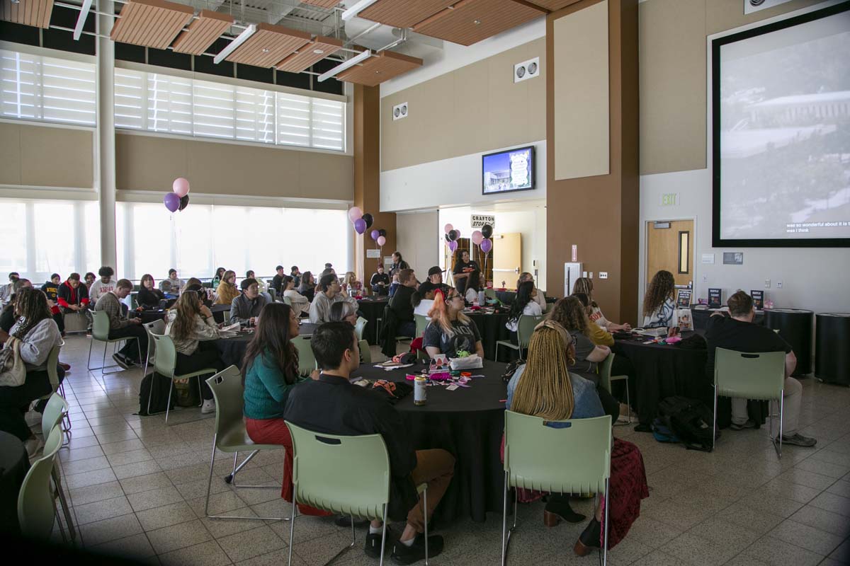 Students, staff and faculty attend Women's History Month Kickoff Celebration at CHC.
