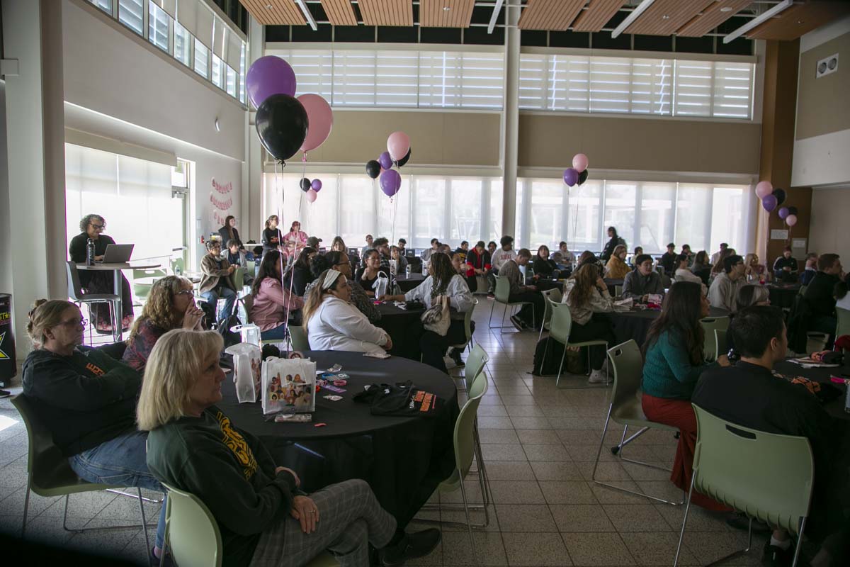 Students, staff and faculty attend Women's History Month Kickoff Celebration at CHC.