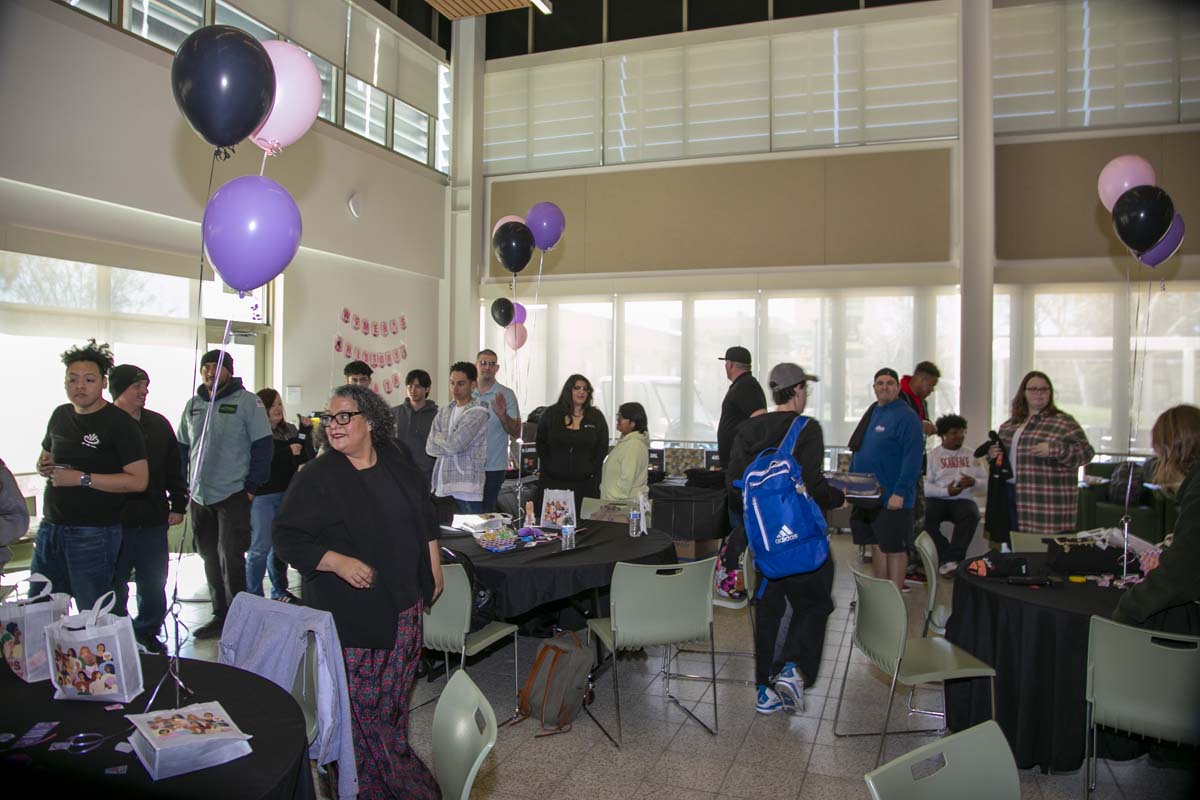 Students, staff and faculty attend Women's History Month Kickoff Celebration at CHC.