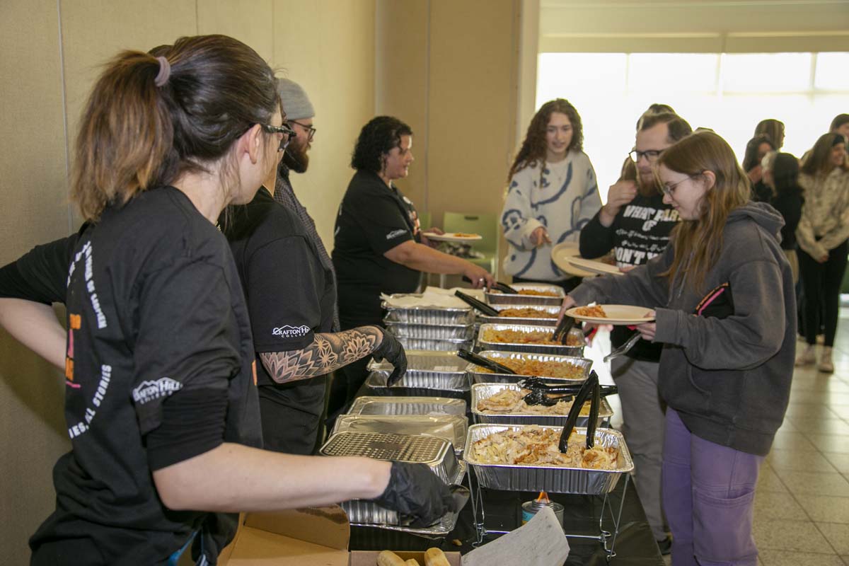 Students, staff and faculty attend Women's History Month Kickoff Celebration at CHC.