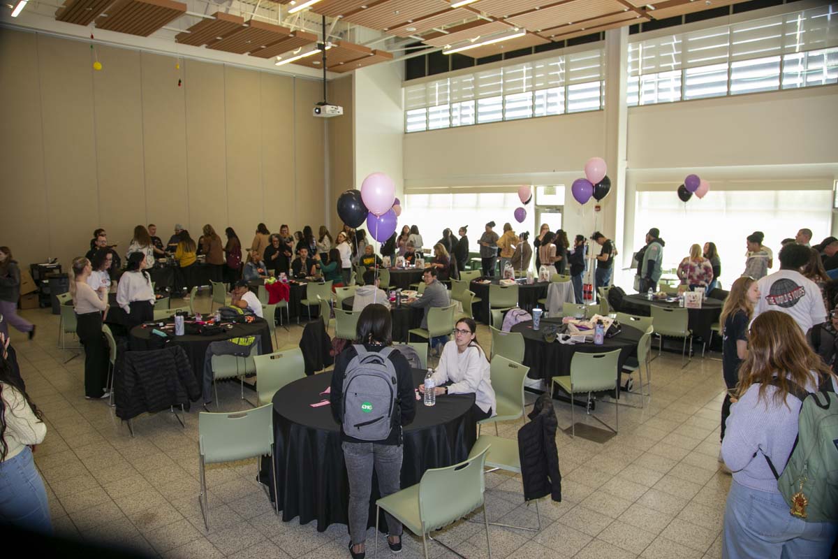 Students, staff and faculty attend Women's History Month Kickoff Celebration at CHC.
