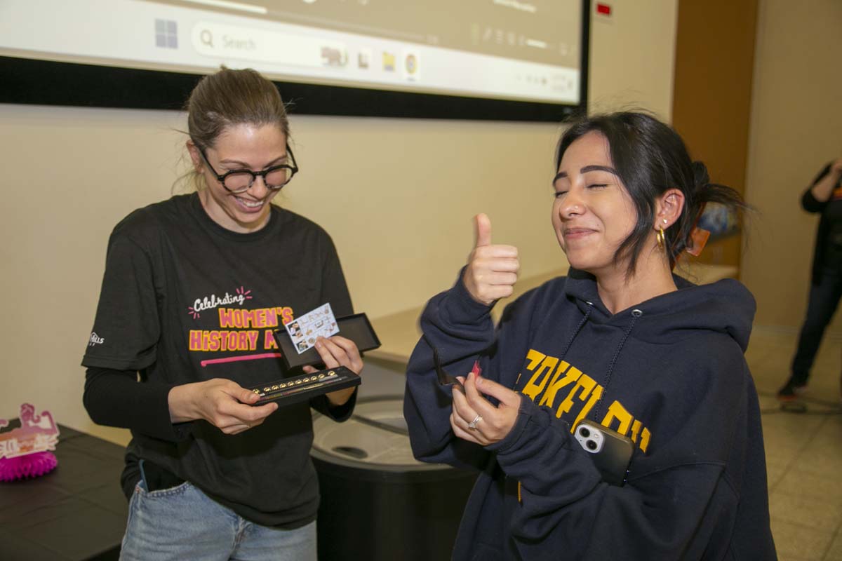 Students, staff and faculty attend Women's History Month Kickoff Celebration at CHC.