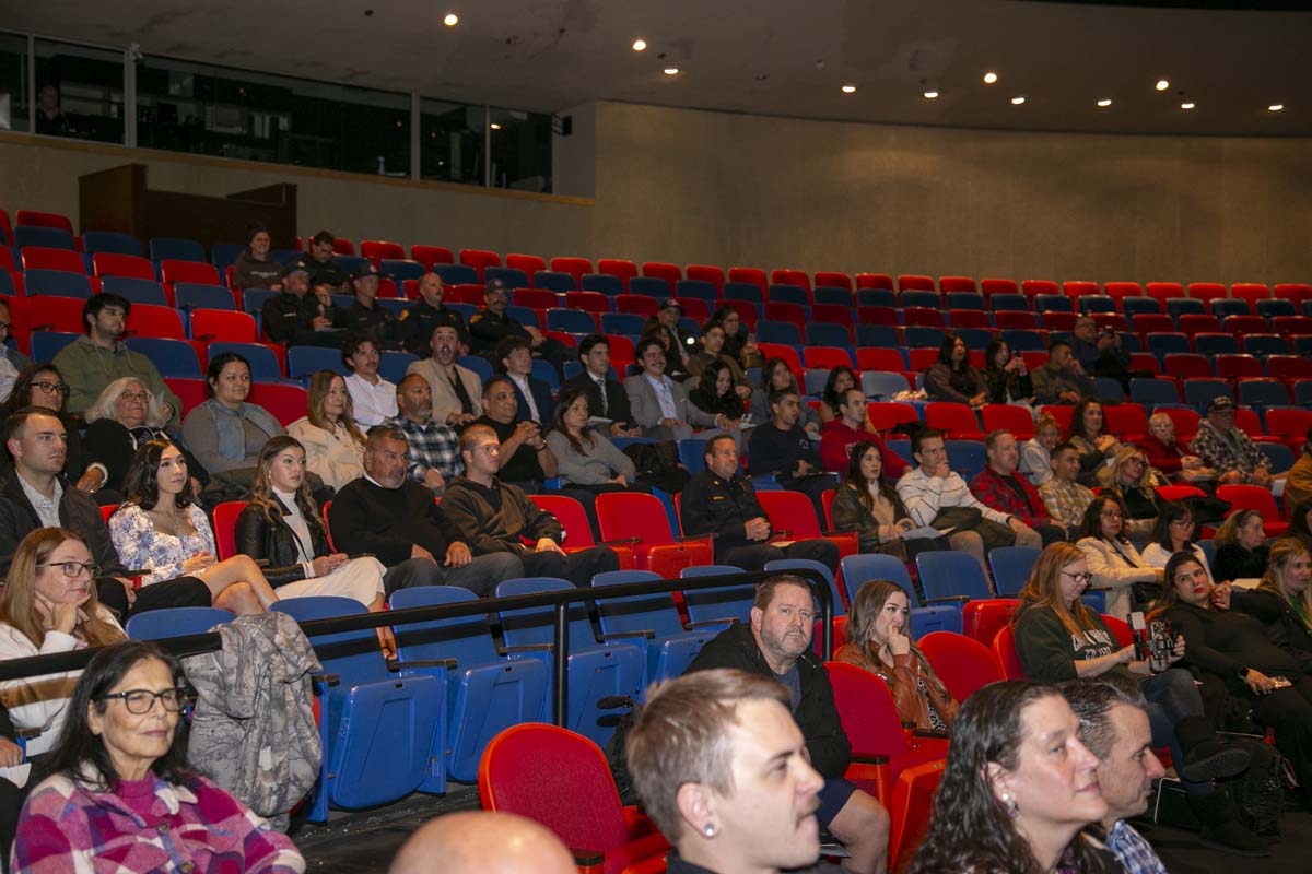 People enjoying EMT graduation