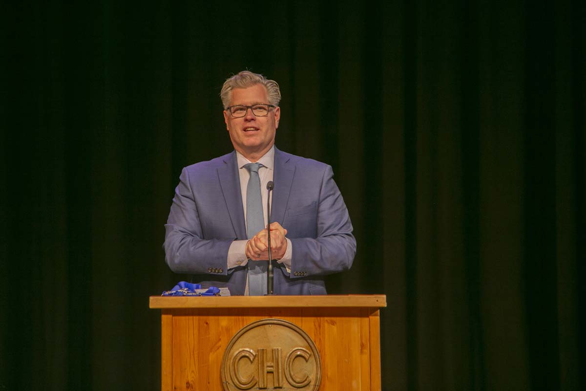 People enjoying EMT graduation