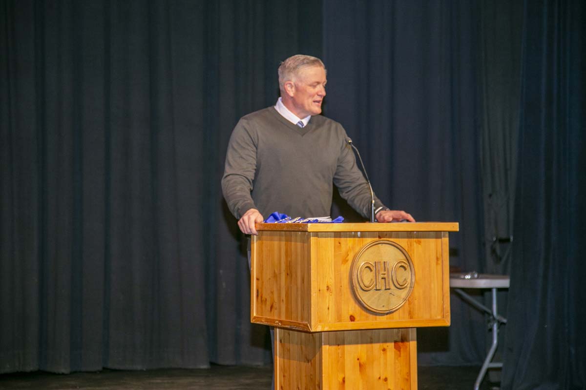 People enjoying EMT graduation