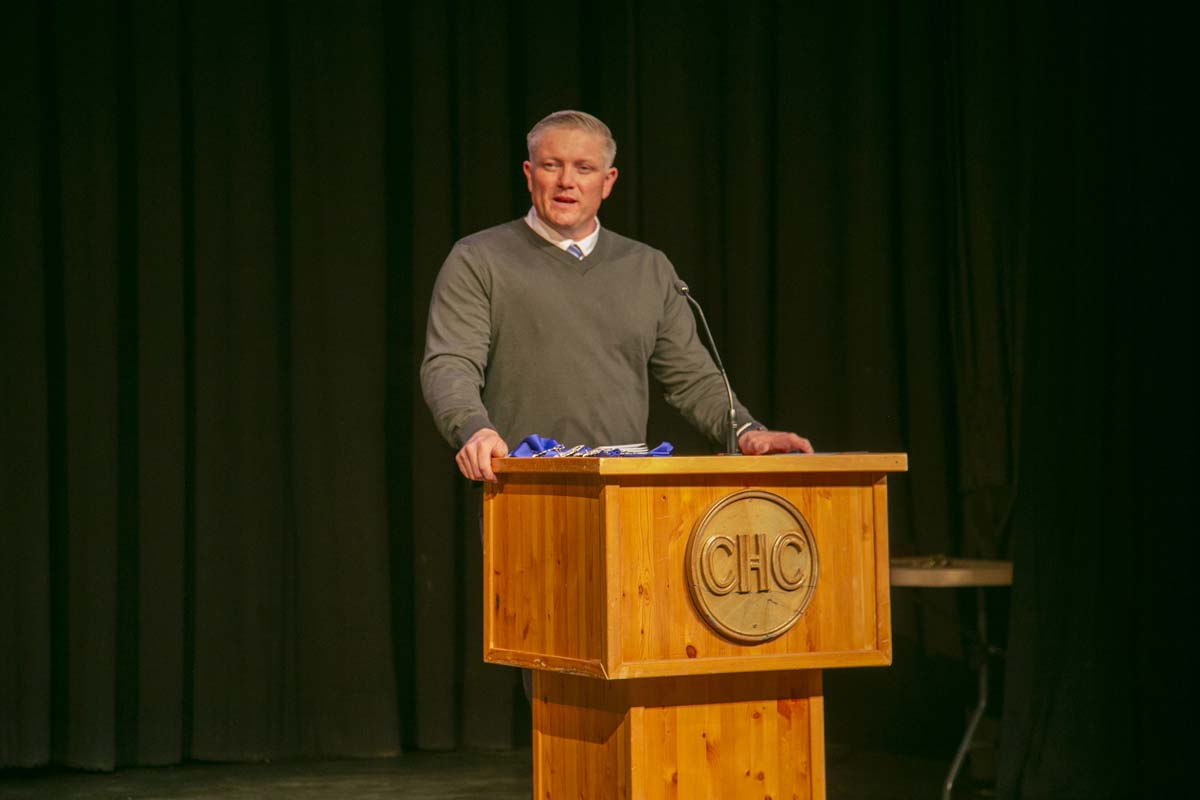 People enjoying EMT graduation