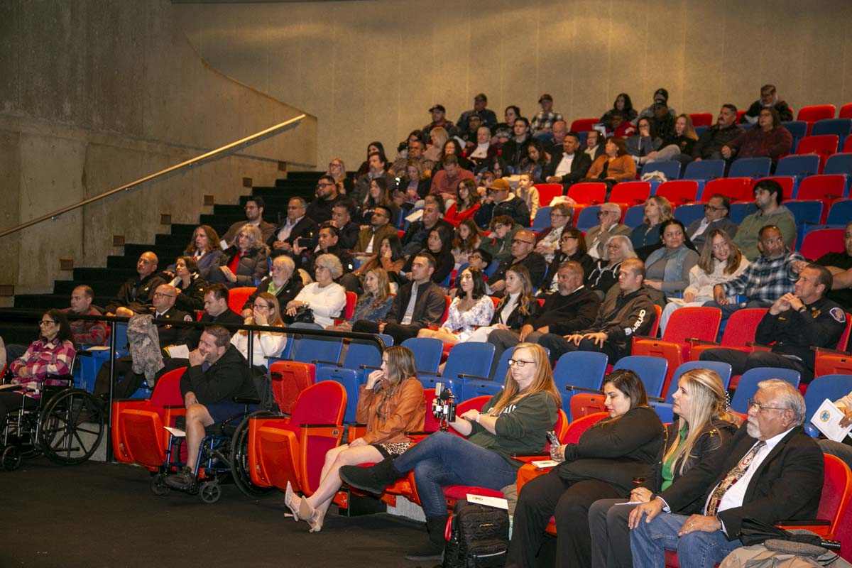 People enjoying EMT graduation