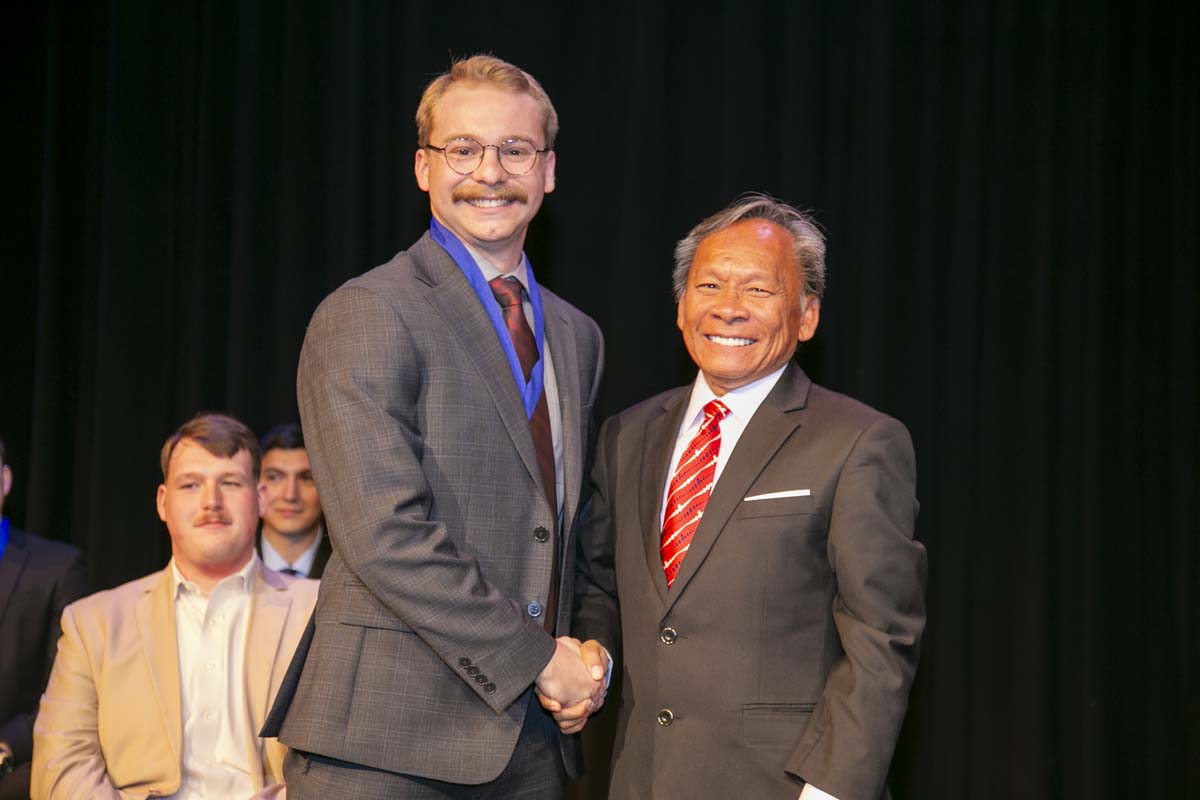 People enjoying EMT graduation