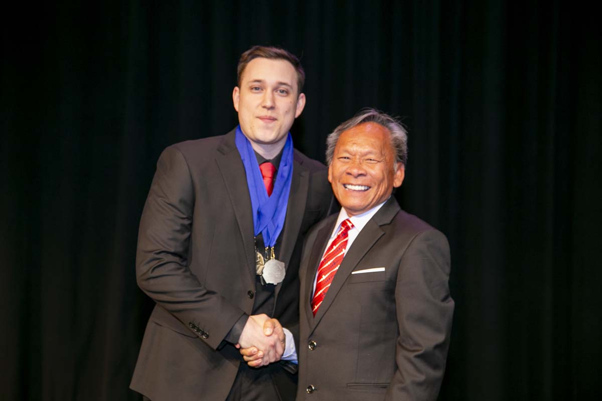 People enjoying EMT graduation