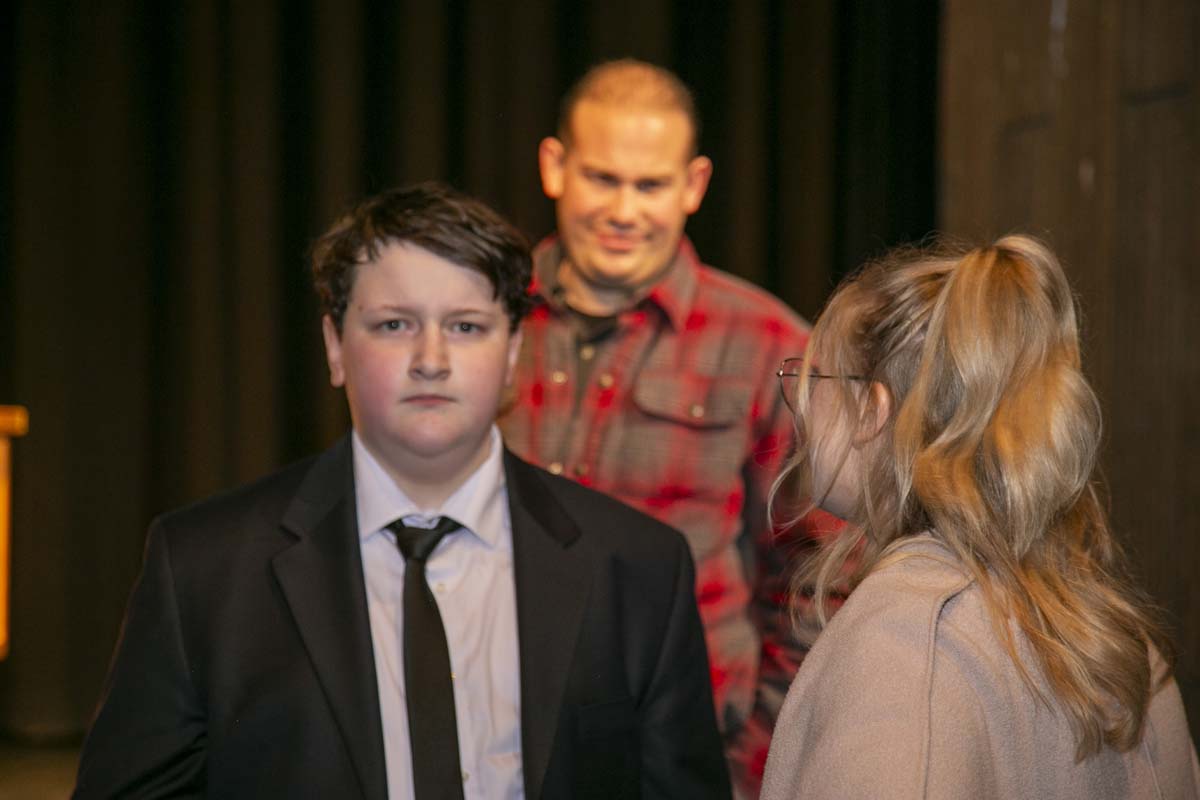 People enjoying EMT graduation