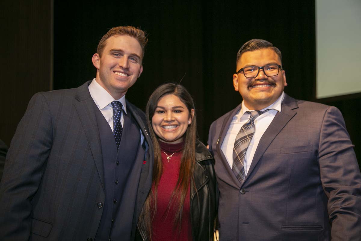 People enjoying EMT graduation