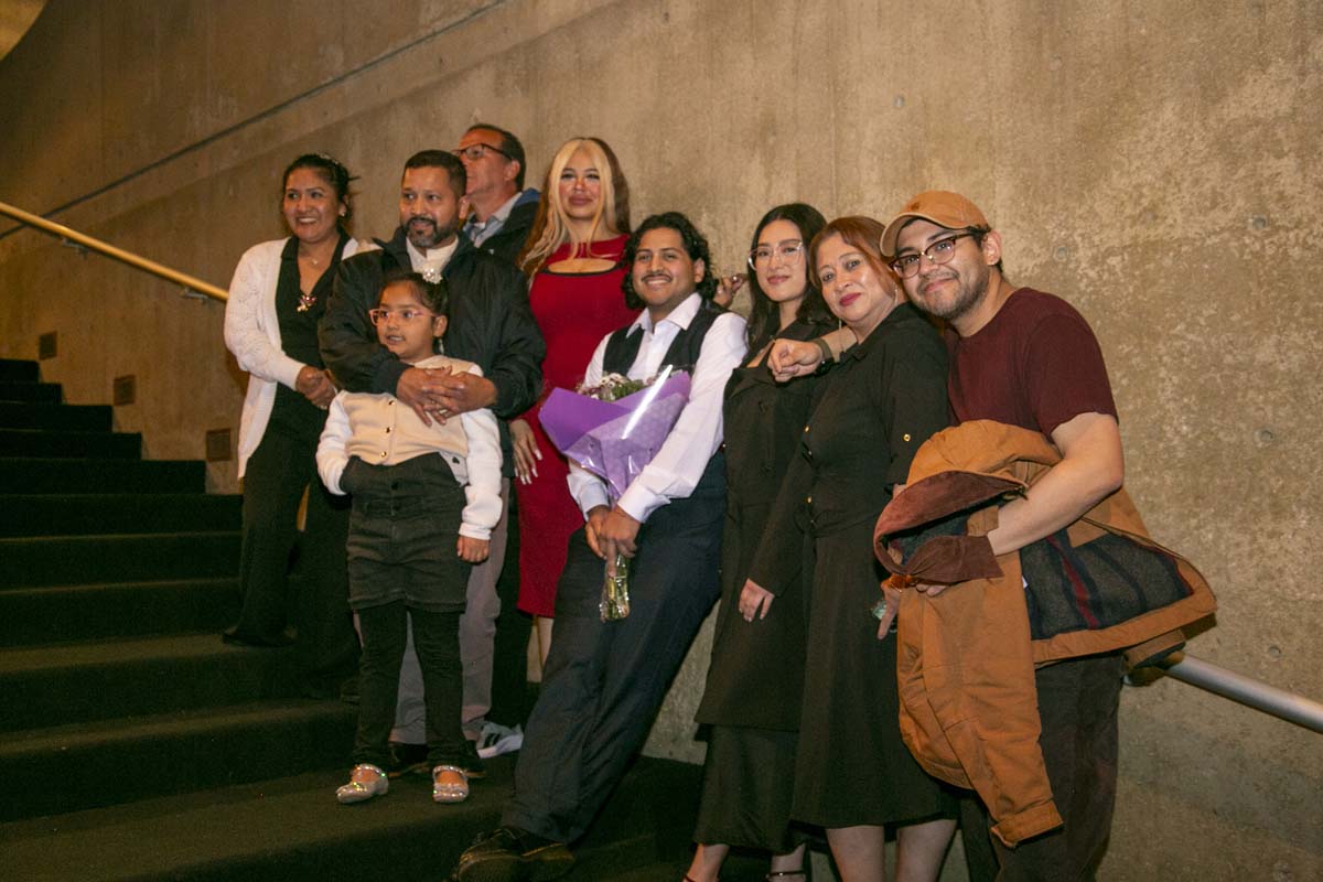 People enjoying EMT graduation