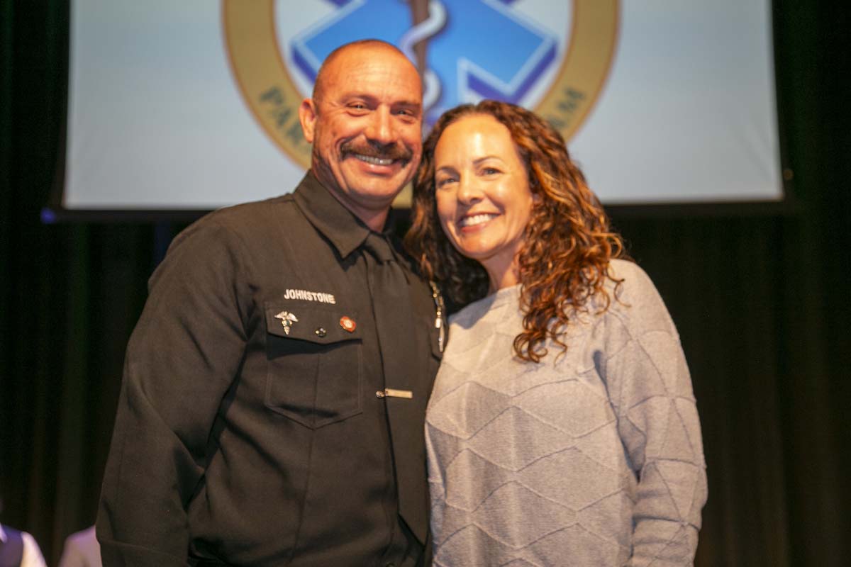 CHC Paramedic Grad with father.