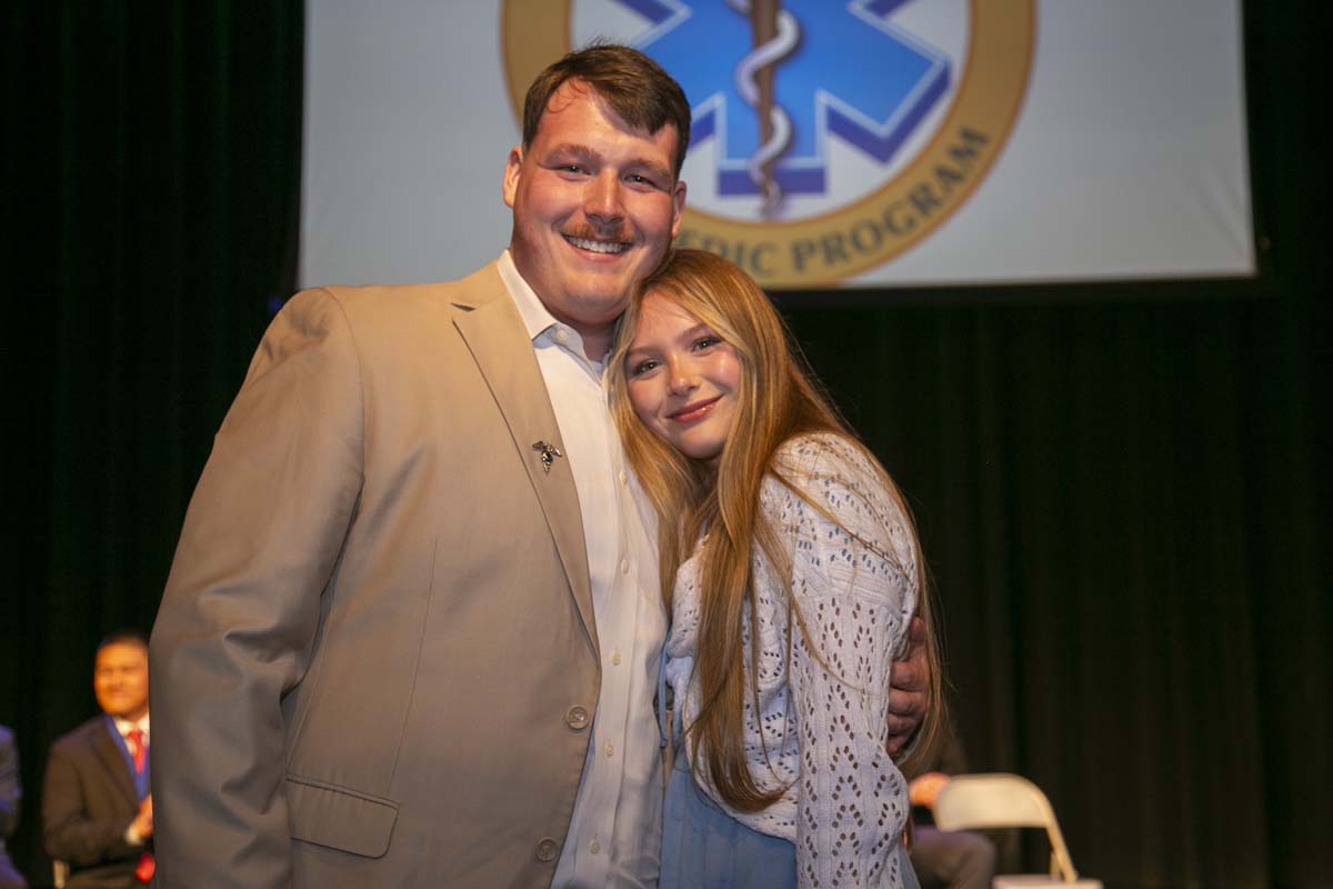 CHC Paramedic Grad with father.
