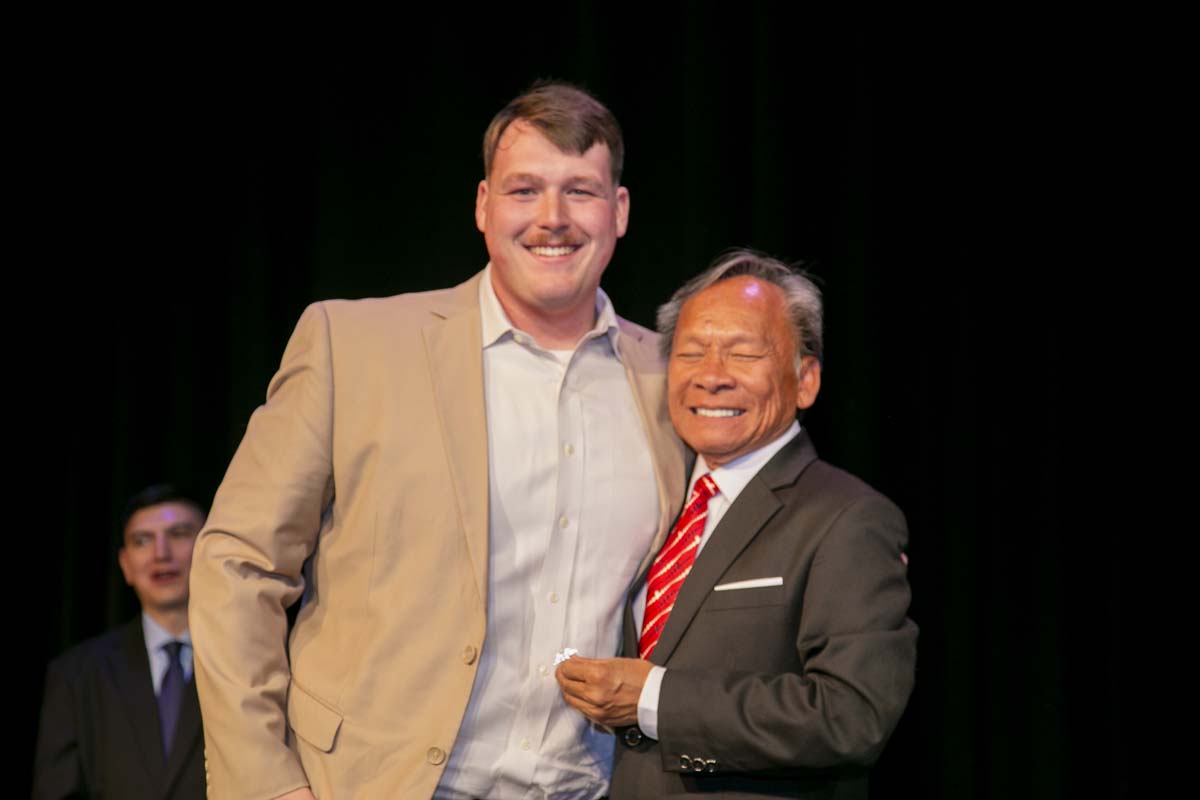 CHC Paramedic Grad with father.